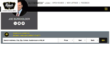 Tablet Screenshot of joeburkholder.robertsbrothers.com