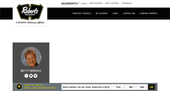 Desktop Screenshot of bettybreech.robertsbrothers.com